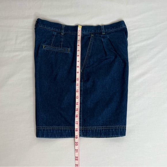 Liz Claiborne Women Blue Jean Denim Shorts 3 Pockets Size 14 - Picture 4 of 7